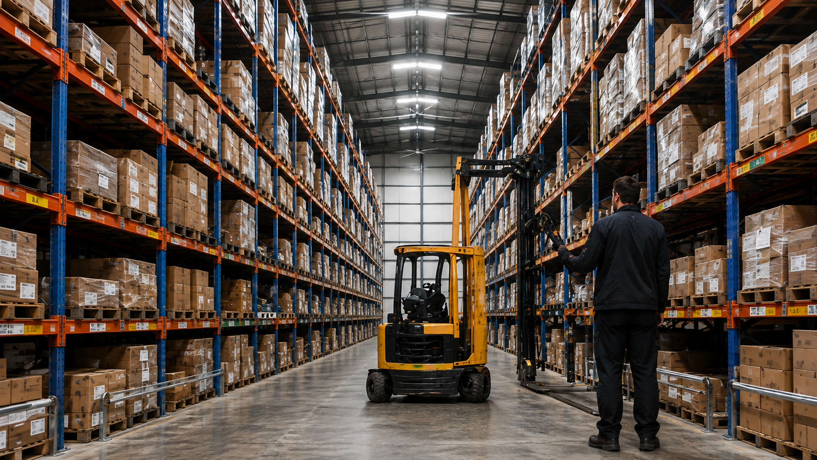 Engine parts warehouse